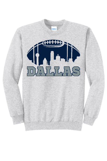 Dallas Cowboys City Outline – The Posh Pearl Apparel Co.