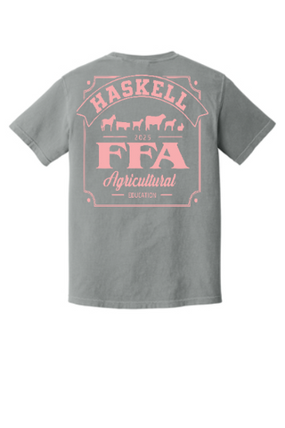 2025 Haskell FFA Tshirt Pink Design