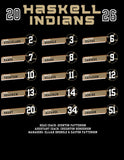 2026 Haskell Indians Baseball Roster Tee
