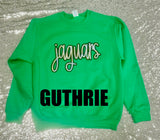 Sequin Patch Team Name Sweatshirt