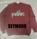 Sequin Patch Team Name Sweatshirt