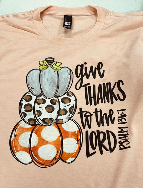 Give Thanks to the Lord Transfer Tee