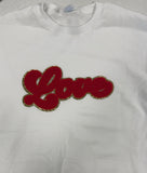 Valentine Chenille and Sequin Patch Sweatshirt