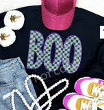 BOO Sequin Patch Sweatshirt