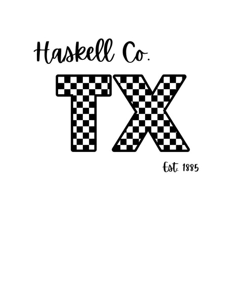 Checkered design on 100% cotton