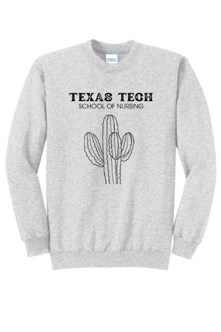 Abilene TNSA Cactus Image on Grey Sweatshirt