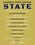 2026 State Track Qualifiers Heather Tan Cotton Material Tee