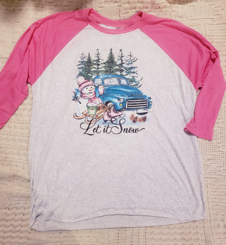 Christmas with my Tribe on Heather Long Sleeve (Fits True to Size