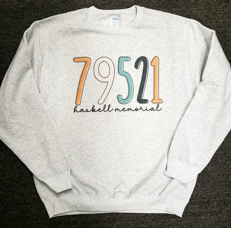 Try That in a Small Town on Oatmeal Crewneck (Fits True to Size)