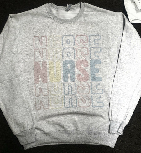 Band Mom on Oatmeal Crewneck (Fits True to Size)