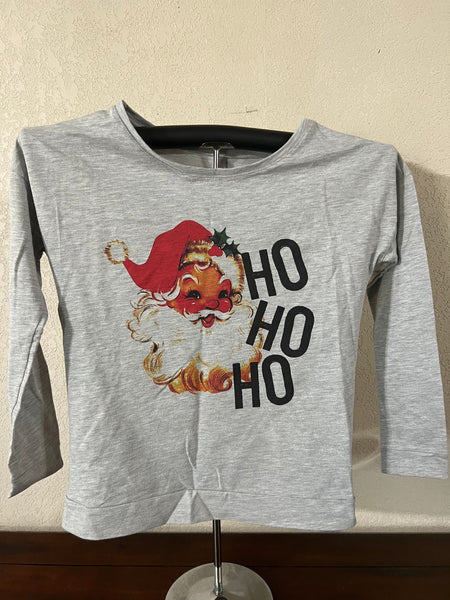 Country Christmas on Grey Long Sleeve (Fits True to Size)