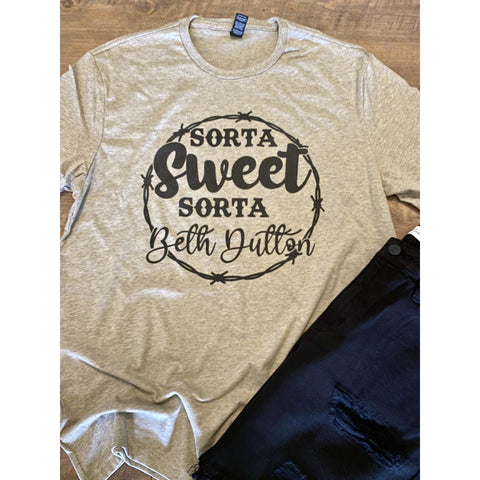 Sorta Sweet on Grey Crewneck (Fits True to Size)